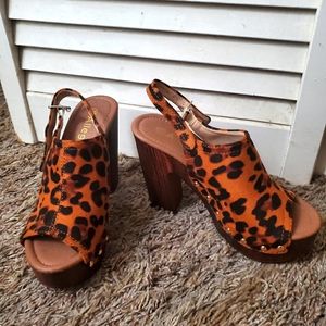 Funky wedge shoes
